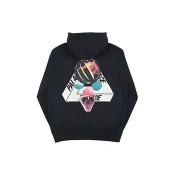 Palace Толстовка с капюшоном Sans Ferg, черная кобра, логотип с принтом в виде зуба кошки, толстовки унисекс PAL-SS18-011 M