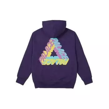 Palace Толстовка с принтом P-3D FW21 Толстовка унисекс фиолетового цвета P21HD027 XL
