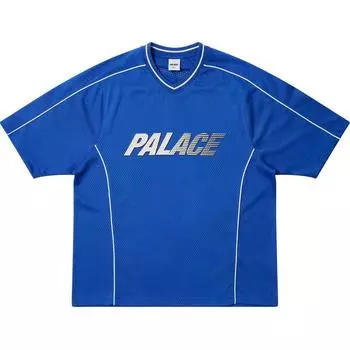 Palace Топы унисекс из сетчатого джерси Blue Berry P27ES024 L