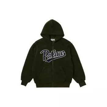 Palace Топы унисекс с капюшоном Script Huntsman, зеленые P25CS091 L