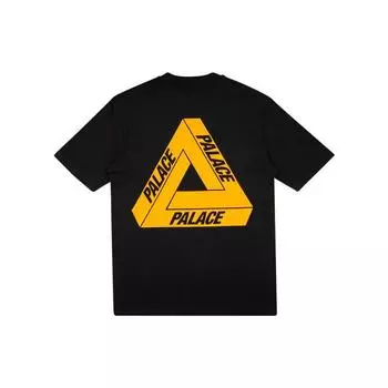 Palace Tri-To-Help Charity Limited Edition Оранжевая треугольная футболка с короткими рукавами Топы унисекс Черные P18TS236 L