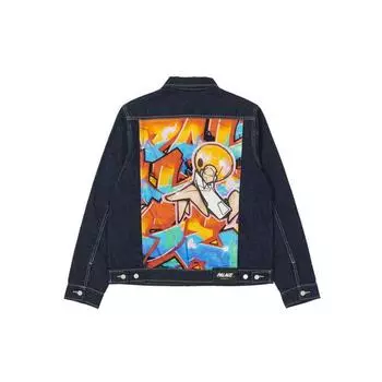 Palace Ultimo Series Cartoon Character Printed Denim Jacket Unisex Jacket P21D015 S