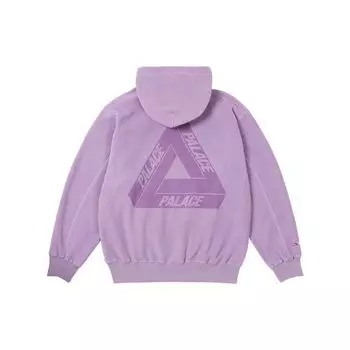 Palace Ultimo Series FW23 однотонная толстовка с капюшоном и карманом с логотипом фиолетовые толстовки унисекс P25CS155 M