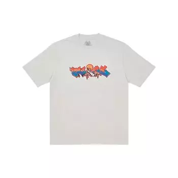 Palace Ultimo Series Zomby T-Shirt Grey Marl Cartoon Print Round Neck Short Sleeve T-Shirt Unisex T-Shirts P21TS230 S