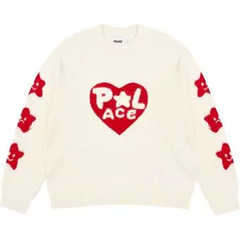 Palace Уютные трикотажные мягкие белые топы унисекс P27KW010 M