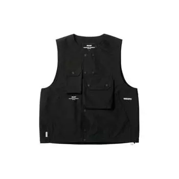 Palace X Engineered Garments Collaboration FW22 Многокарманный жилет-карго для мужчин, жилеты, черный PLZ1233426 M