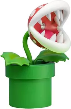 Paladone Piranha Plant Posable Lamp BDP со светодиодной подсветкой и гибкой головкой, официально лицензированная Super Mario, высота 33 см, питание от USB, красный и зеленый зелёный