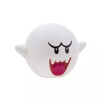 Paladone Super Mario официально лицензированный Nintendo Boo Light со звуком Марио для игровой комнаты для взрослых Ночной светильник с музыкой Bros. 4,7 белый