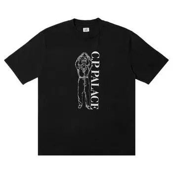 Палас х КП. Футболка Company Черные топы унисекс TS013A005431O999 M
