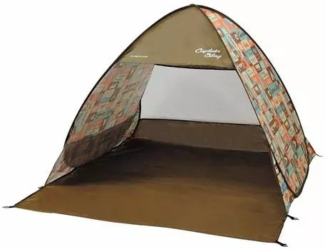 Палатка CAPTAIN STAG Пляжная палатка Палатка 2 УФ-защитная обработка Включает 6 колышков для хранения и сумку для переноски Примерно татами Duo UV Leisure Road One-Touch