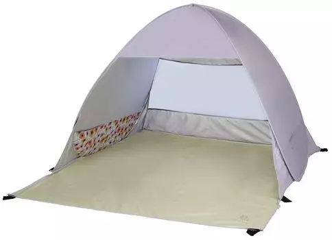 Палатка CAPTAIN STAG Пляжная палатка Палатка Duo UV 2 Примерно татами 6 колышков и сумка для переноски в комплекте Серый Aprile Ширина 145 x Глубина 160 x Высота 110 см