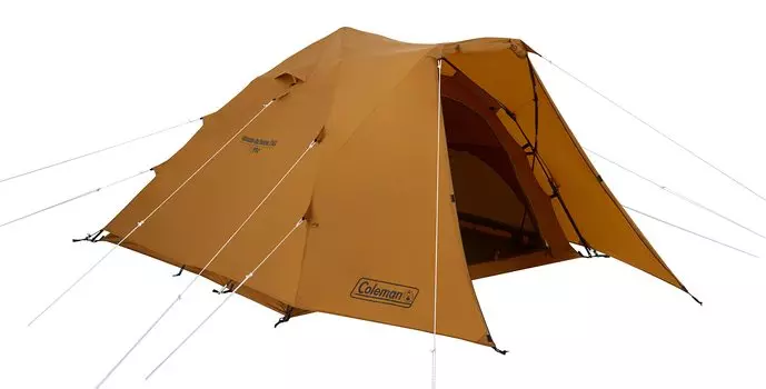 Палатка Coleman Instant Up Dome 240 с одним касанием, стойка для 3-4 человек, простая установка 2185719 бежевый