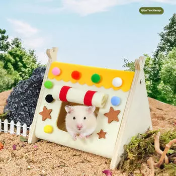 Палатка для хомяка, домик для морских свинок, укрытие для мелких животных
