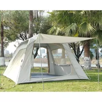 Палатка для кемпинга, пляжа, парка, кемпинга, полный комплект, портативный, складной, автоматический, утолщенный, непромокаемый 210*210*145CM