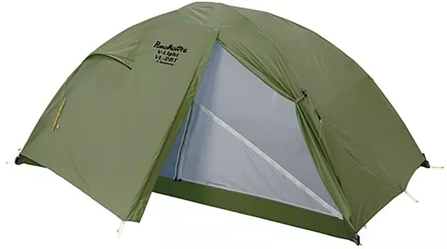 Палатка для кемпинга PuroMonte Outdoor, легкая альпийская палатка для кемпинга на 2 человек, длинная, оливковая, VL28TOLV (ОЛВ)