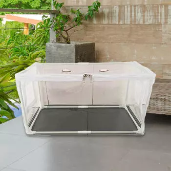 Палатка для выращивания грибов, сумка-коробка, коробка 50x25x25 см, прозрачная крышка для помещения, мини-теплица для