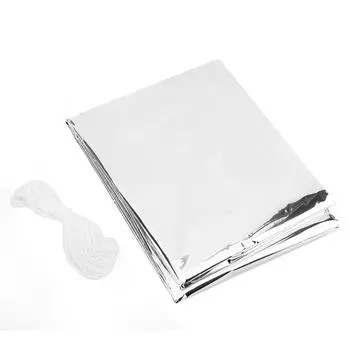 Палатка для выживания в случае землетрясения, палатка для холодной погоды, теплоотражающая, индивидуальная, серебристая серебряный