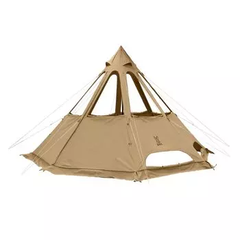 Палатка DOD Rencon Tent 2M Зимняя спецификация, внутри которой можно развести костер, одностоечная T3-736-TN