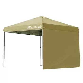 Палатка FIELDOOR Easy to beside G03 Легкая алюминиевая рама В комплект входят специальные боковые листы Ветрозащита Высокая водостойкость Серебряный УФ-фильтр