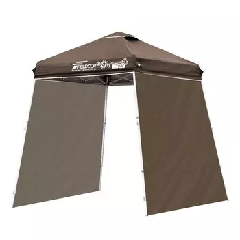 Палатка FIELDOOR One Touch с брезентовым покрытием, переносная, центральный замок с 2 сторон, одно действие, компактный размер, легкая защита от ультрафиолета, водонепроницаемая, складная, 180 см, солнцезащитный козырек