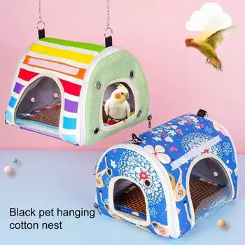 Палатка-гнездо с прозрачным окном. Удобный отдых, развлекательные жилища. Попугаи. Попугай. Конурес. Корелла. L жёлтый