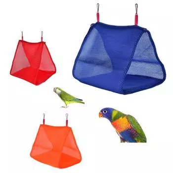 Палатка Игрушка Маленькие животные Качели Кровать Товары для животных Хижина Подвесная кровать Домик для попугаев Пещера для домашних животных Гамак для птиц S розовый