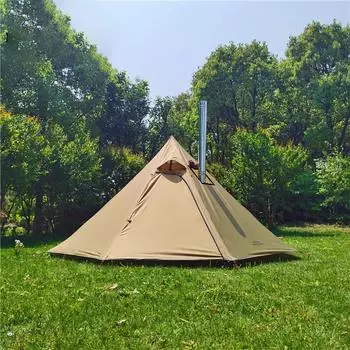Палатка Kadahis One Pole для сверхлегкой установки в случае стихийных бедствий на открытом воздухе для цветущей вишни, для занятий спортом в горах, включает в себя защиту дымохода на 3-4 человека,