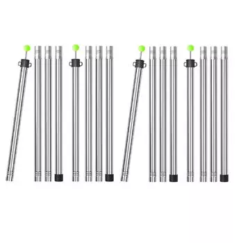 Палатка KOMCLUB брезентовая, разделенная на 4 секции, внешний диаметр изготовлен из нержавеющей стали, регулируемая, легко может использоваться как основная стойка и дополнительная для сумки для хранения брезента на открытом воздухе