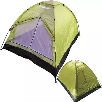 Палатка LandField Family, простая палатка для 2-3 человек, кемпинг, отдых на природе LF-ST020-YE