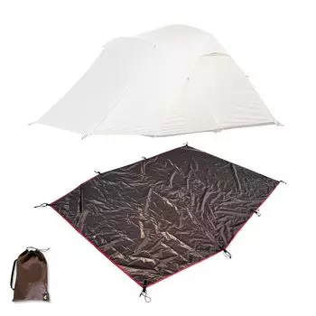 Палатка MECH CAMP, наземная палатка, водонепроницаемая сумка для хранения, палатка для кемпинга на открытом воздухе, сама по себе не входит в комплект. Простыня Peak Breeze Full, Простыня, аксессуары, Простыня, коричневый