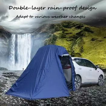 Палатка на багажник автомобиля, уличная палатка для самостоятельного вождения, барбекю, кемпинга, удлинительная палатка для хвоста автомобиля, солнцезащитный козырек, непромокаемая задняя палатка, тент для внедорожника, MPV