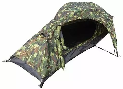 Палатка одноместная TENT RECOM WOODLAND Camo Camouflage Mil-Tec -