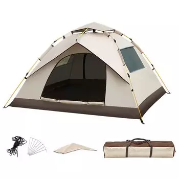 Палатка One Touch Палатка Простая в установке палатка Быстро открывающаяся палатка Палатка One Touch для кемпинга Толстая непромокаемая ткань для предотвращения стихийных бедствий Включает в себя наземную сумку для переноски