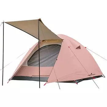 Палатка PYKES PEAK для 2-3 человек с внутренним размером спереди 2 м х сетка простая в использовании инструкция прилагается APRICOTBEIGE люди, люди, камера, водонепроницаемая, 2 м,