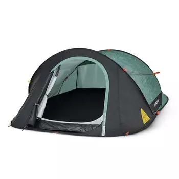 Палатка Quechua Decathlon, простая установка за 2 СЕКУНДЫ для 3 человек, ограниченный цвет, простая установка, для всей семьи, водонепроницаемая, двойная конструкция