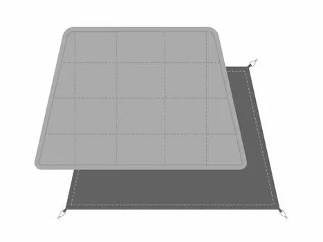 Палатка Snow Peak, вход, 2 комнаты, Элфилд