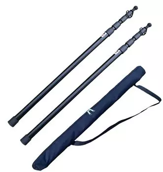 Палатка тент алюминиевый комплект раздвижной до 4 уровней высоты новый телескопический раздвижной включает в себя молниезащиту сумка для хранения в комплекте черный комплект шестов,