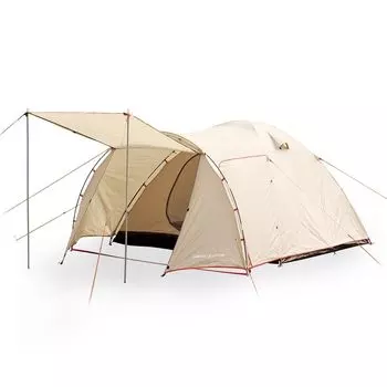 Палатка-тент Campers Collection Просторный и удобный Оснащен функцией брезента Спецификация сетчатого экрана для защиты от насекомых [Yamazen] (для 4-5 бежевый