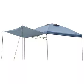 Палатка Tococo Sun Percy Tarp 3мx3м с защитой от ультрафиолета и водонепроницаемостью, устойчивая к давлению (AD046 Синий) [Продукт]