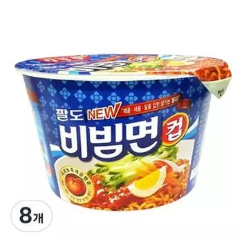 Paldo bibim noodle cup 115g, 8 pieces
