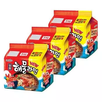 Paldo Excellent Seafood Ramen, 15 pieces