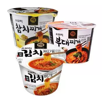 Палдо и Оттуги Омори Рагу Рамен в чашке (3 разных вкусовых пакета) 1