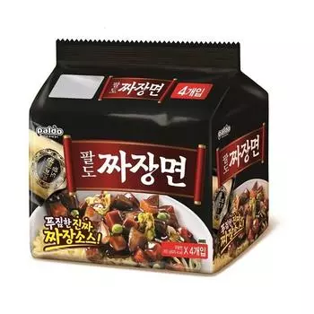 Paldo Jajangmyeon 203g, 4 pieces