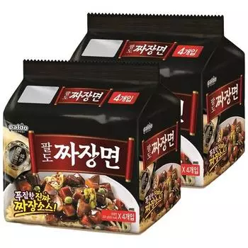 Paldo Jjajangmyeon 203g, 8 pieces