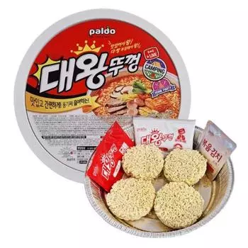 Paldo Лапша в стаканчике Dae-Wang Ttu Kkeong 488 г (2 варианта) 1pcs