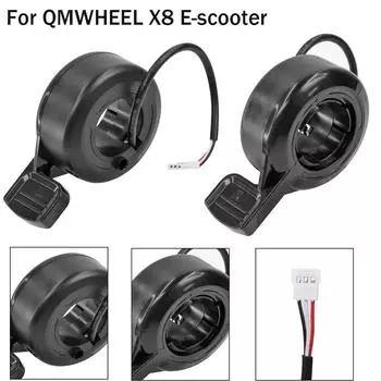 Палец дроссельной заслонки с высокой чувствительностью для скутера, большой палец дроссельной заслонки, акселератор для электросамоката QMWHEEL X8, аксессуары для Xiaomi