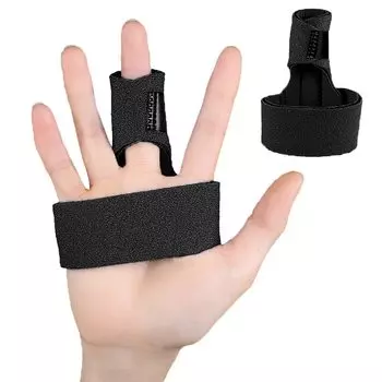 Палец палец 2 пальца соединены и совместимы с указательным средним кольцом маленький один размер подходит как для мужчин, так и для левых и поддерживающих, поддерживающих, фиксированных,