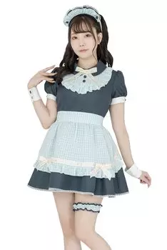 Палетка Clearstone Lyrical Cosplay Хэллоуин Бэби Ленточный Голубой Горничная, Женская,