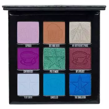 Палетка теней для век Jeffree Star x Shane Dawson Mini Controversy - Emerald Палетка теней для век Jeffree Star x Shane Dawson Mini Controversy - Emerald Eddy, 1 шт.