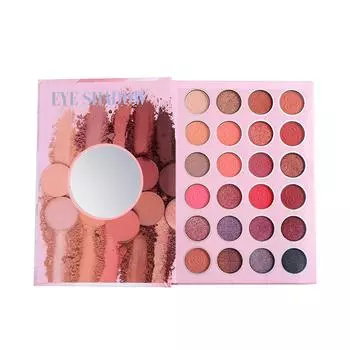 Палетка теней для век Матовые тени для век Хайлайтер Румяна Палетка многоцелевая Тени для век с эффектом шелковистой кожи 1